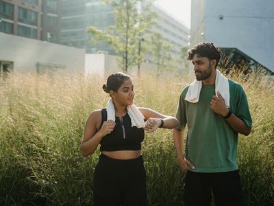 Yoga blocks and a towel prepared for a cooldown session